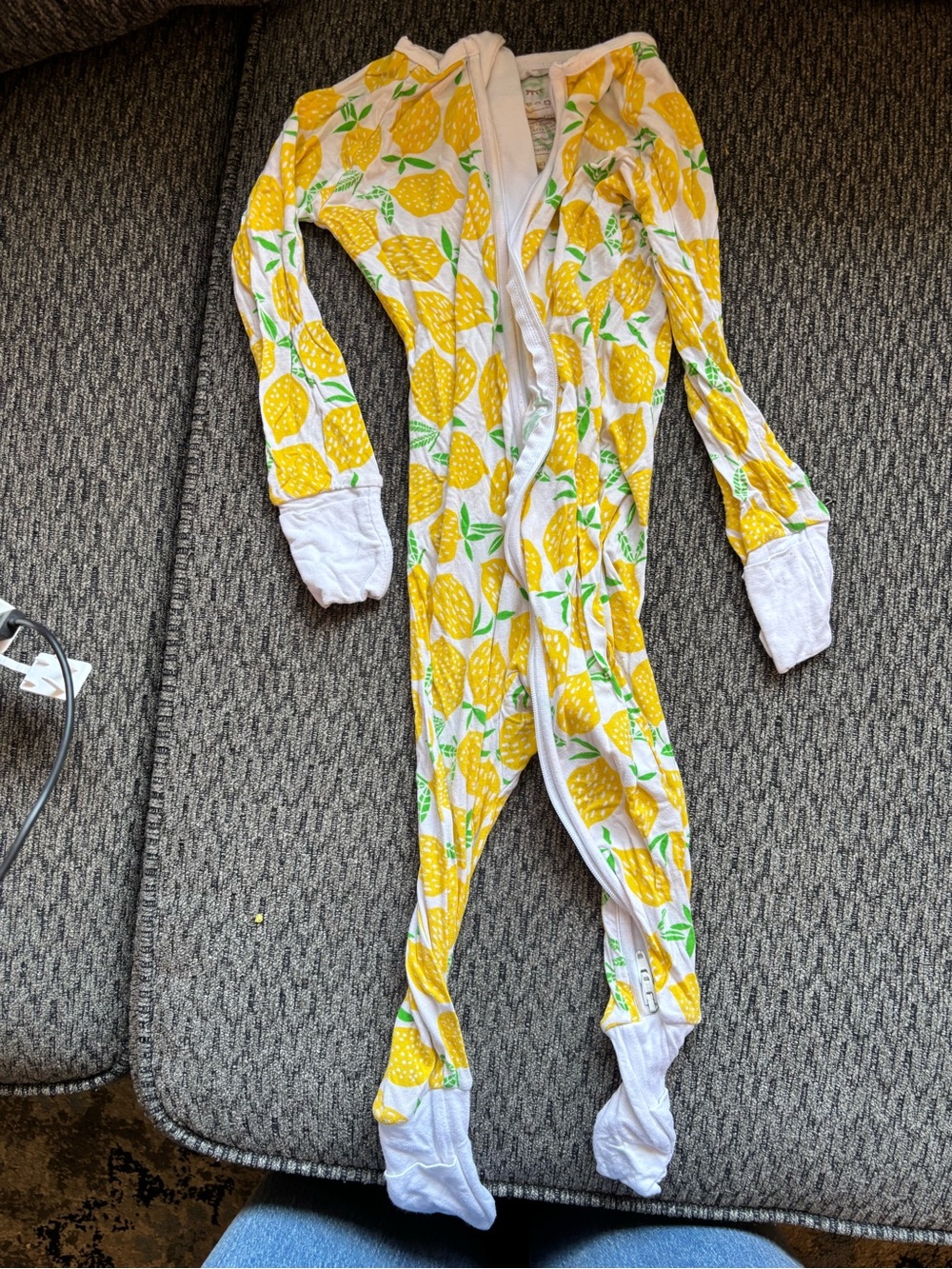 Little Sleepies 12-18 month lemon print